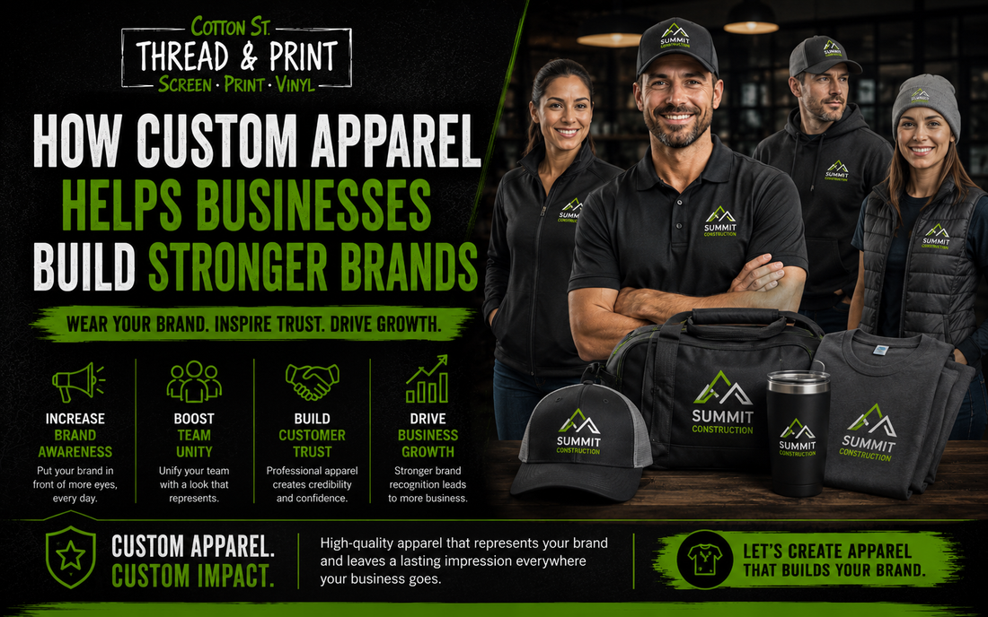 How Custom Apparel Helps Businesses Build Stronger Brands