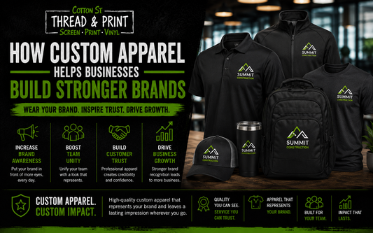How Custom Apparel Helps Businesses Build Stronger Brands