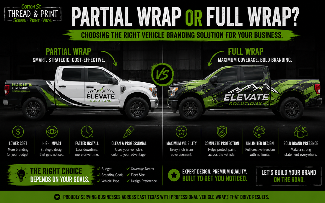 When Is A Partial Vehicle Wrap Better Than A Full Wrap?