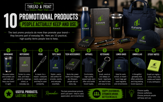 10 Promotional Products People Actually Keep and Use