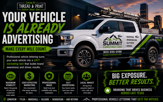 Why Vehicle Lettering Is Still One Of The Most Effective Forms Of Business Advertising