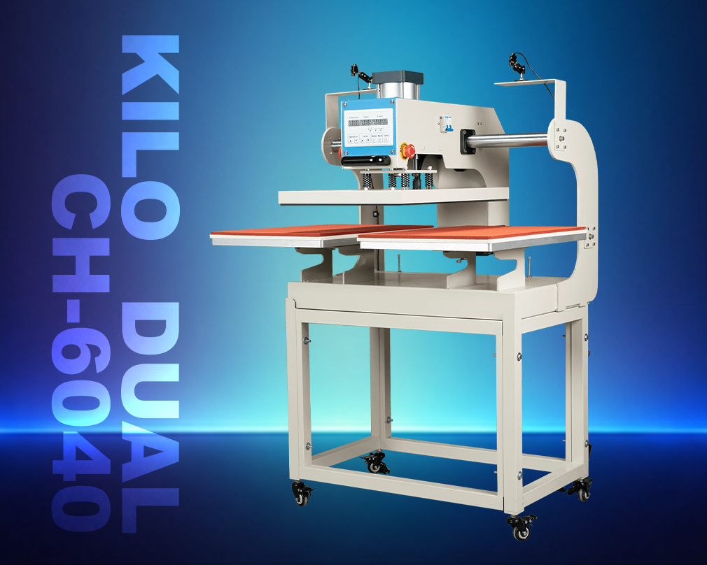Kilo Dual CH-6040 machine on a blue gradient background